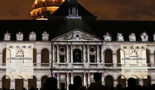 巴黎古建上演“荣军院之夜”3D视听盛宴