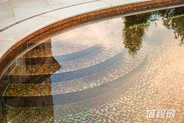 璀璨的魅力小提琴游泳池