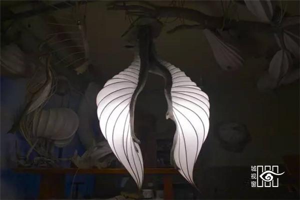 枯木纸灯，极具创意的灯笼