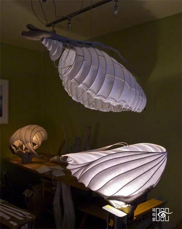 枯木纸灯，极具创意的灯笼