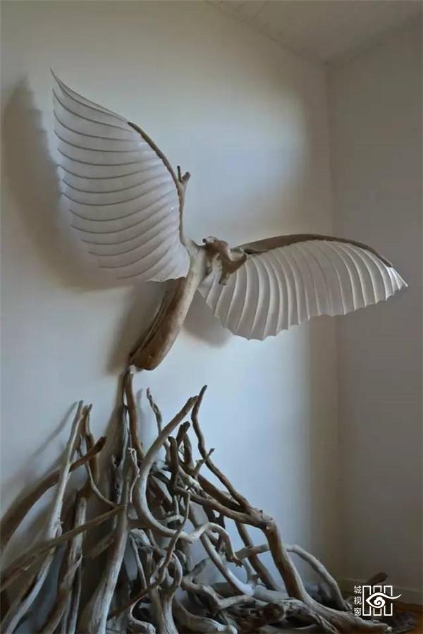 枯木纸灯，极具创意的灯笼