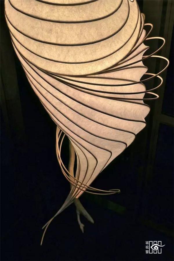 枯木纸灯，极具创意的灯笼