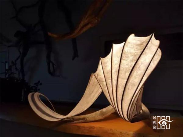 枯木纸灯，极具创意的灯笼