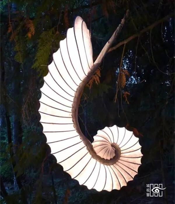 枯木纸灯，极具创意的灯笼